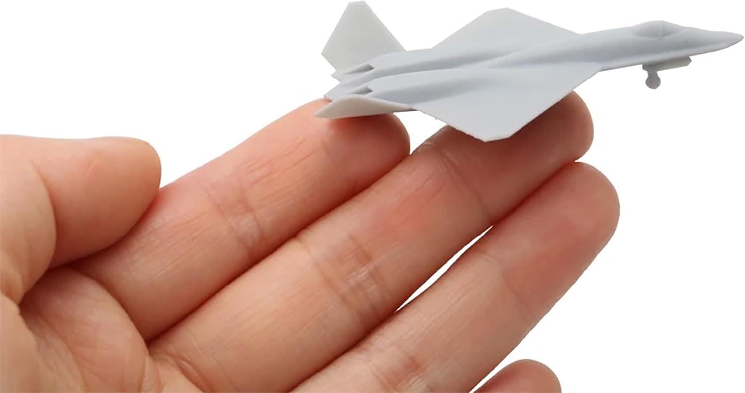 5PCS YF-23 Black Widow Stealth Fighter Military Model 1/2000-1/350 Resin Fighting Aircraft Battle-Plane Model DIY Scene Assembly Mould(1/350 (58mm))