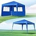 Viewee Carpa Plegable 3x3 Impermeable, Cenador Plegable, 3 Regulables en Altura, 2...
