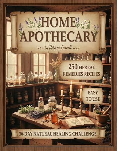 Home Apothecary: 250 Herbal Remedy Recipes for Healing, Self-Care, and Natural Living—Easy to Use