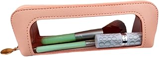 Pequeño bolso claro del cepillo del maquillaj...