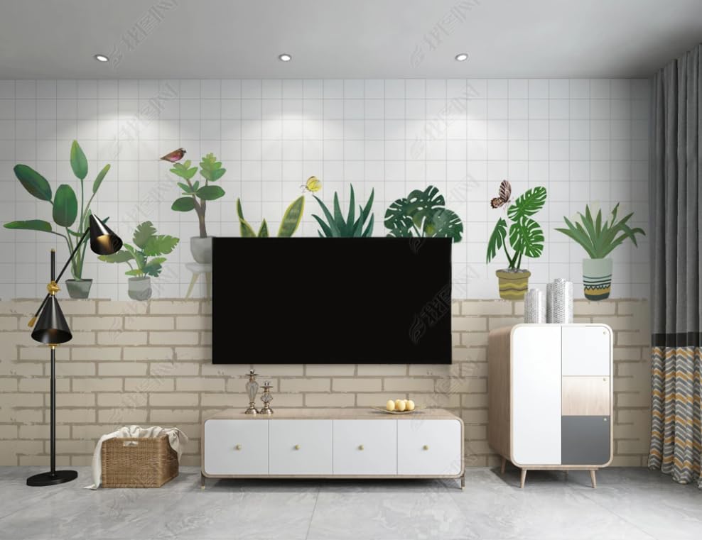 Papier peint intissé brique créez un style loft dans votre salon