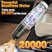 MARLALL Car Vacuum Portable Cordless Handheld Vacuum Cleaner, Rechargeable Dust Buster, 20000PA High Power Strong Suction/Air Blower Small Vacuum Cleaner for PC Cleaning-White