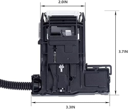 Miniatura 7 de Interruptor de bloqueo de tapa de arandela de repuesto Modelos compatibles para Whirlpool WTW4810EW1, WTW4810EW2, WTW4955HW0, WTW4815EW1,