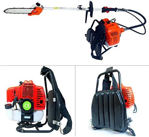 Backpack 52cc weed eater edger lawn gasoline Chain Saw Brush Tree Cutter Pruner
