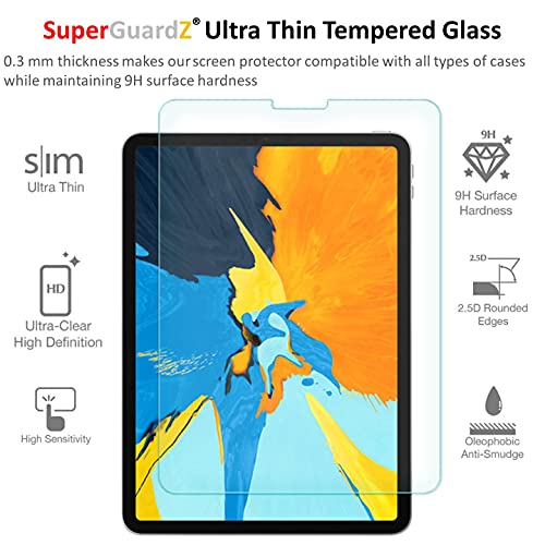 For Ipad Air 5 (2022) / Ipad Pro 11 (2022, 2021, 2020, 2018) / Ipad Air (4Th Gen, 2020) / Ipad Air 4 Screen Protector Tempered Glass Anti Blue Light, Eye Protection, Superguardz, Anti-Scratch #TOP2