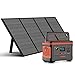 Produktbild Domfish Solargenerator 600 Pro , 600W Tragbare Powerstation mit 100W Solarpanel, 600Wh Mobiler Stromspeicher mit Steckdose, , USB und QC, für Camping Garten Wohnmobil als Notstromaggregat