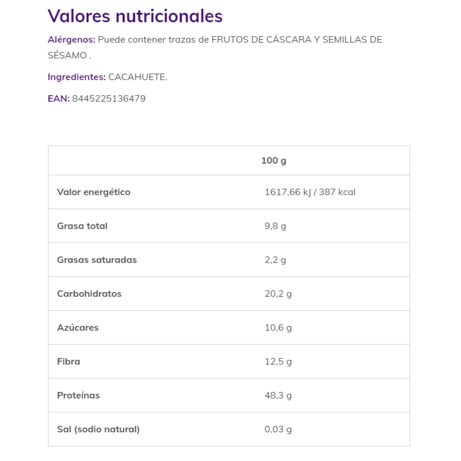Beurre de cacahuète en poudre sans matières grasses 400 gr nut&me | 100% naturel et végétalien | Peanut Butter Powder | Protéines de haute qualité | Sans gluten | Pack 2 x 200 g - 2