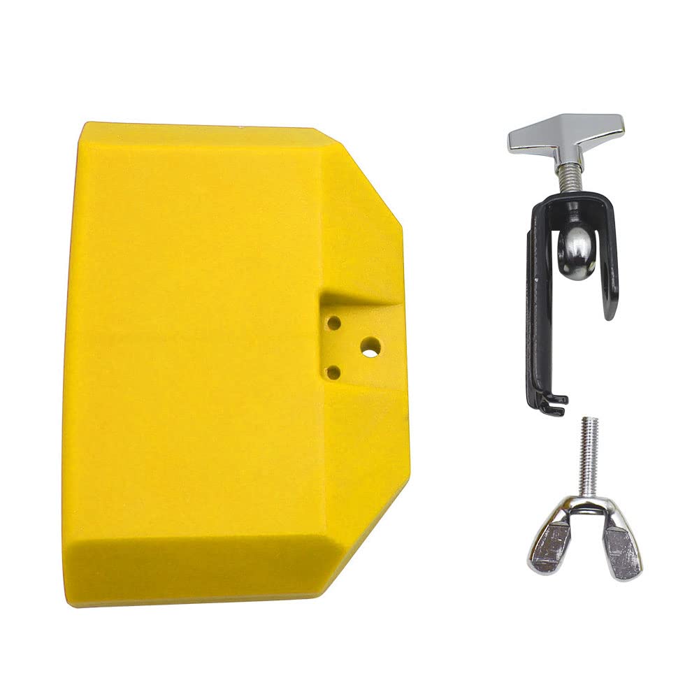 Instrument perkusyjny 12,7 cm (5") z motywem dżemowym (żółty)