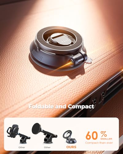 SUPERONE MagSafe Magnetic Car Phone Mount w/ 360 Adjustable 5.99 + Free Shipping w/ Prime or on 35+ + 50% Off Code WELR3FKVAT - image 4