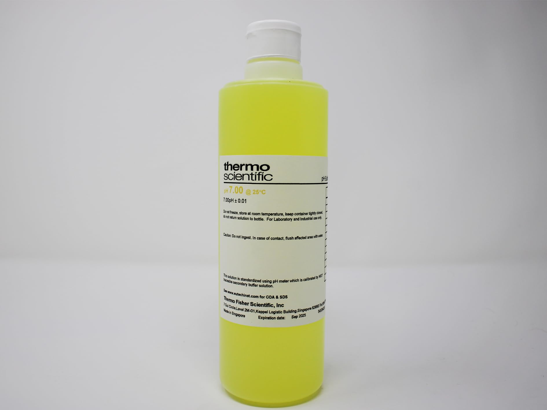 Solution tampon pH 7.00 de 480ml pour étalonnage précis de ph-mètre