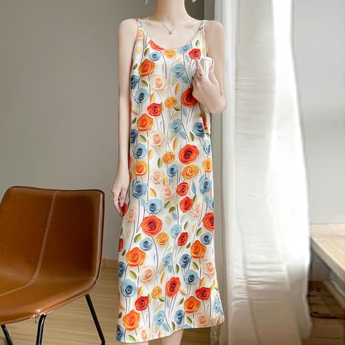 Robe à bretelles rose en trois dimensions légère pour silhouette fine