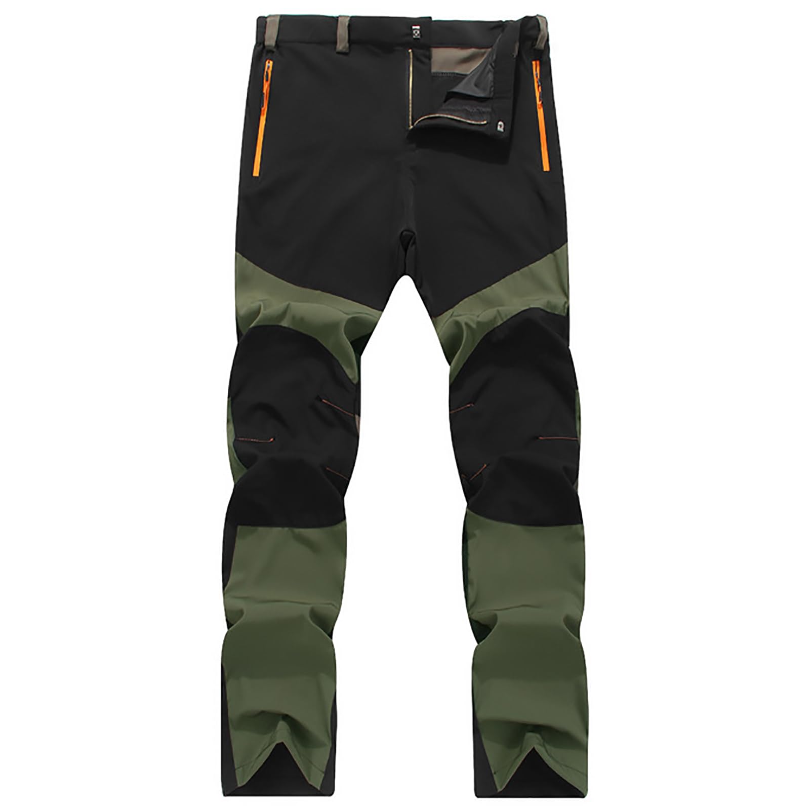 Pantalones de Senderismo Trekking para Hombre Impermeables a Prueba de Viento para Exteriores Pantalones(Size:3XL,Color:A)