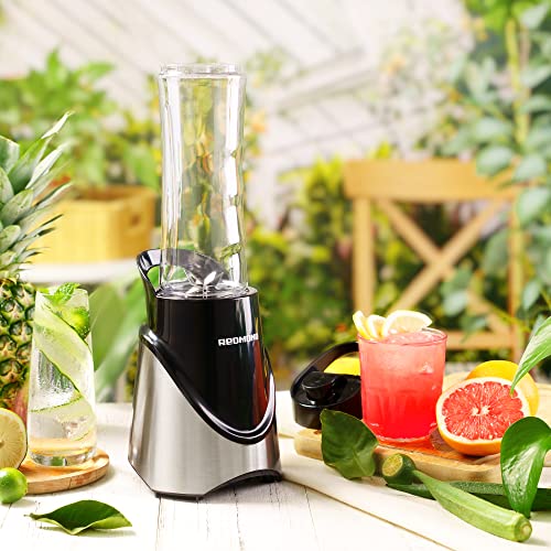 Redmond Personal Blender For Shakes And Smoothies, Powerful Smoothie Blender With 6-Point Stainless Steel Blade 2 X Travel Cups 20Oz Pulse Technology Bpa-Free #TOP6