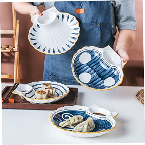 Set de platos sushi para dumplings de cerámica miniatura 5