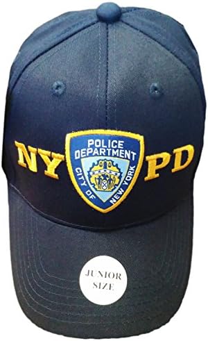 NYC FACTORY NYPD Junior Kids Baseball Hat Police Department of New York Navy Blue Boys