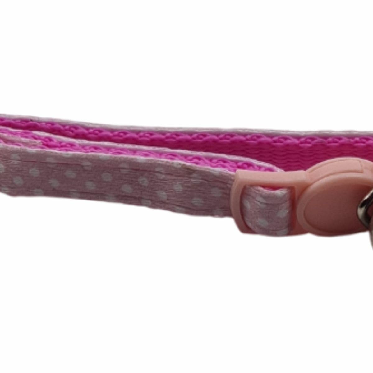 Adjustable Cat Collar with Bell - Durable Nylon Safety Buckle Collar with D-Ring for ID Tags - Breakaway Design for Cats and Kittens - Image 3