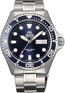 Orient Unisex Erwachsene Analog Automatik Uhr mit Edelstahl Armband FAA02005D9