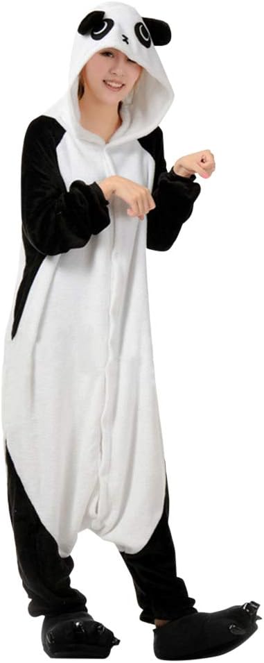[Yordearly] 動物 パンダ着ぐるみ 動物着ぐるみ 連体服 パジャマ コスチューム 大人用 仮装 動物 防寒