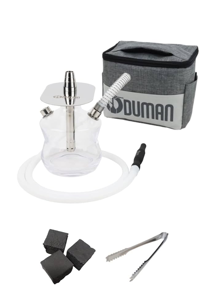 ODUMAN N3 CLEAR シーシャセット　炭用コンロ付き Amazon | ODUMAN 正規品 N3 【トング & 電池付き】オデュマン