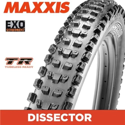 Maxxis Dissector Bicycle Tyre with Folding Bead 27.5X2.40 Wide Trail / Dual Compound / EXO / Tubeless Ready, Black - Image 3