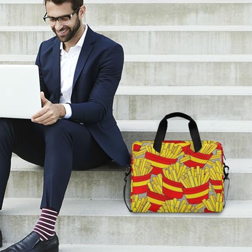 Bolso maletín portátil para laptop 15.6" con asa y correa miniatura 3
