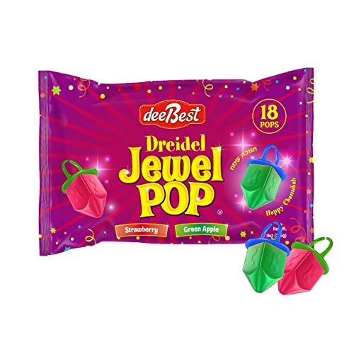 Dee Best Dreidel Jewel Pop Ring Shape Candy - Pack Variado 36 miniatura 2