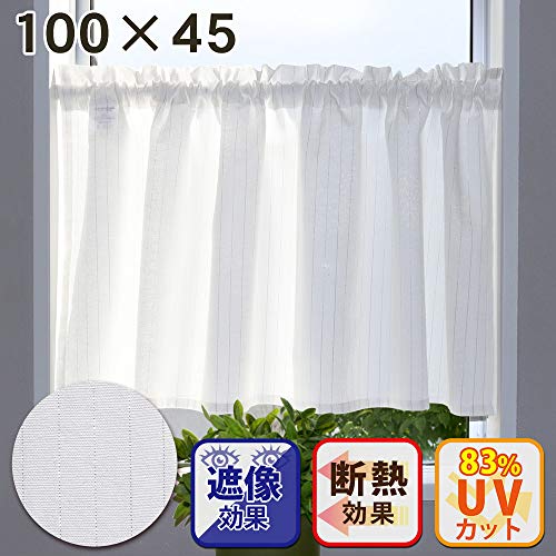 浴室 トイレ 窓を開けられる手軽な目隠しカーテン 毎日全開