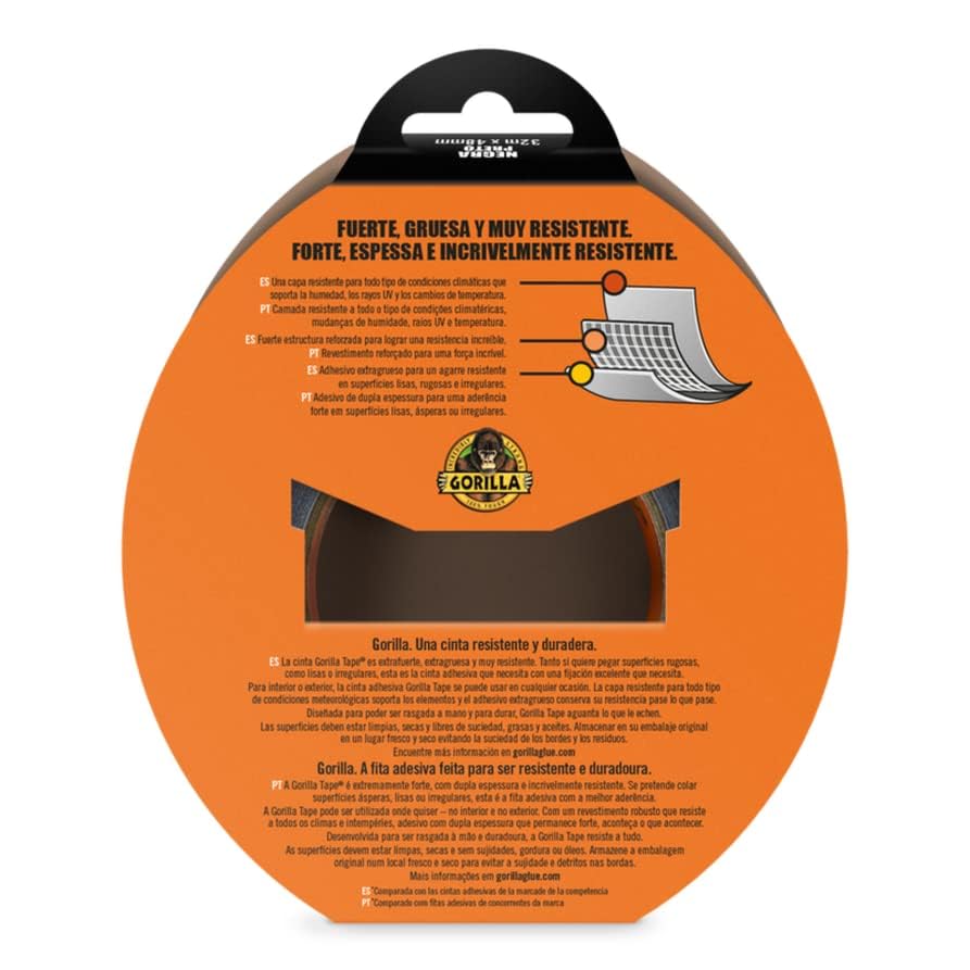Gorilla AGT32 Gaffer Tape, Black - Image 3