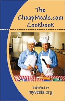 Spiral-bound CheapMeals.com Cookbook Book