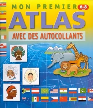 Mass Market Paperback Mon Premier Atlas Avec des Autocollants [French] Book