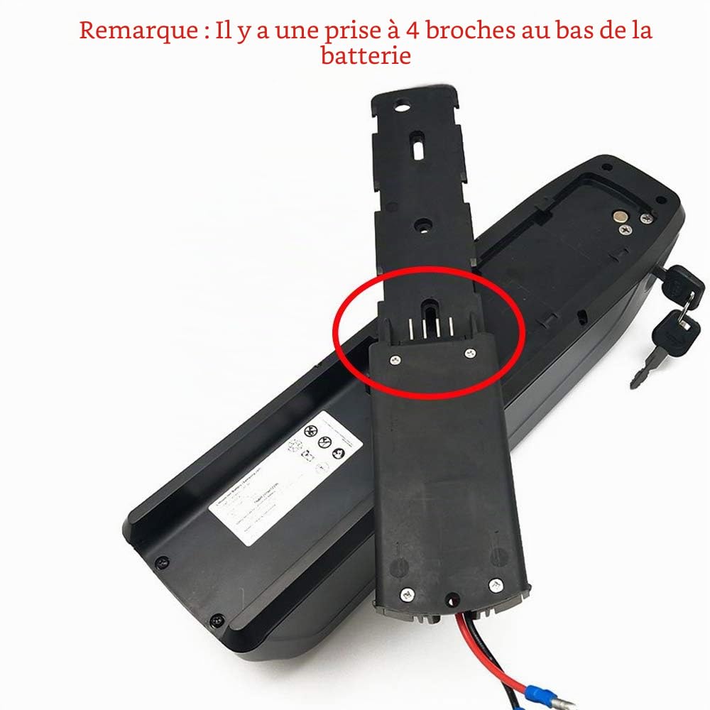 Hailong(4PIN) Batterie Velo Electrique 36V 14.5 Ah 537 Wh Batterie Rechargeable au Lithium-ION Batterie pour vélo électrique avec Chargeur