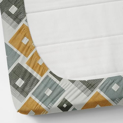 Image of VOMZER 300 Threadcount Elastic Fitted Bedsheets Single Bed with 1 Pillow Cover | Single Bed with All Around Elastic, Size 36 X 72 X 8 Inches