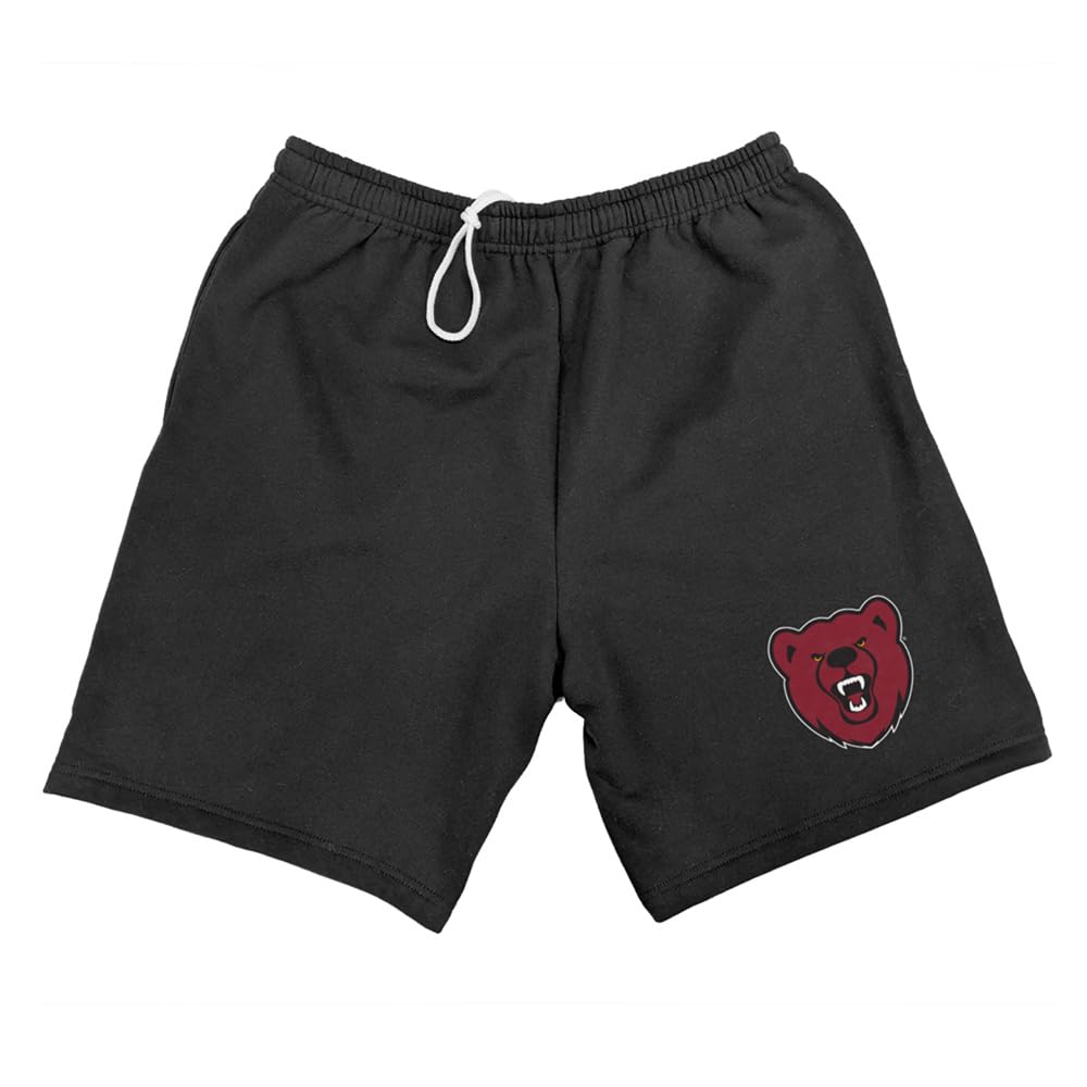 Campus Lab Ursinus College Mens Sweat Shorts Primary Logo, Black, 2X-Large