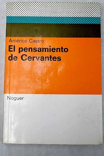 El Pensamiento de Cervantes B000K5WD8C Book Cover