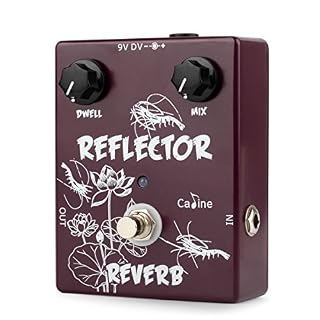 Caline Cp-44 Réflecteur Reverb Pédale d’effet pour guitare - Les Beatles, Paul McCartney, John Lennon, RIngo Starr, George Harrison