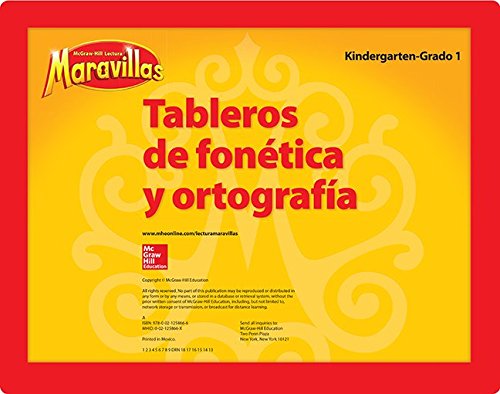 Lectura Maravillas, Grades K-1, Reading Response Board (ELEMENTARY CORE READING) (Spanish Edition)