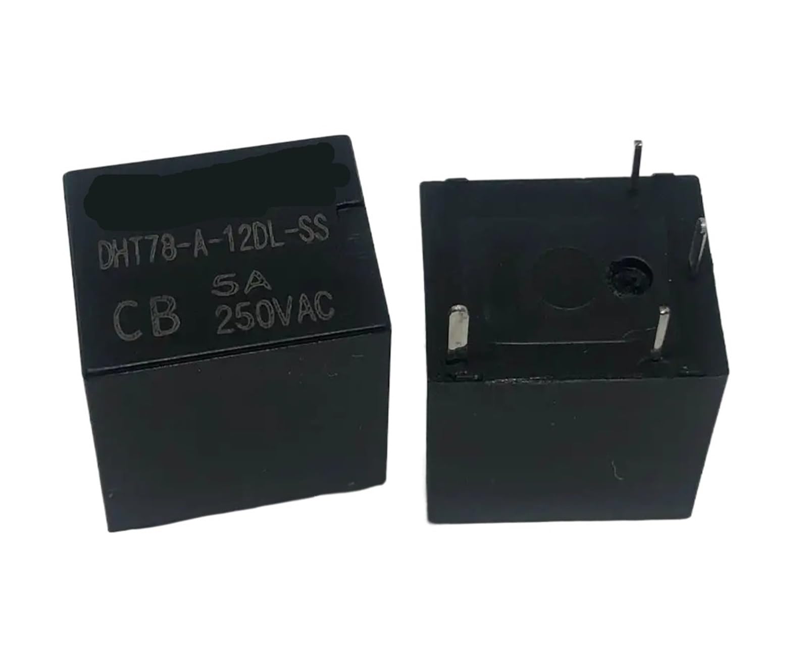 Relais DHT78-A-12DL-SS NISZA 4 broches T78-1A-12V-20A pour circuit imprimé