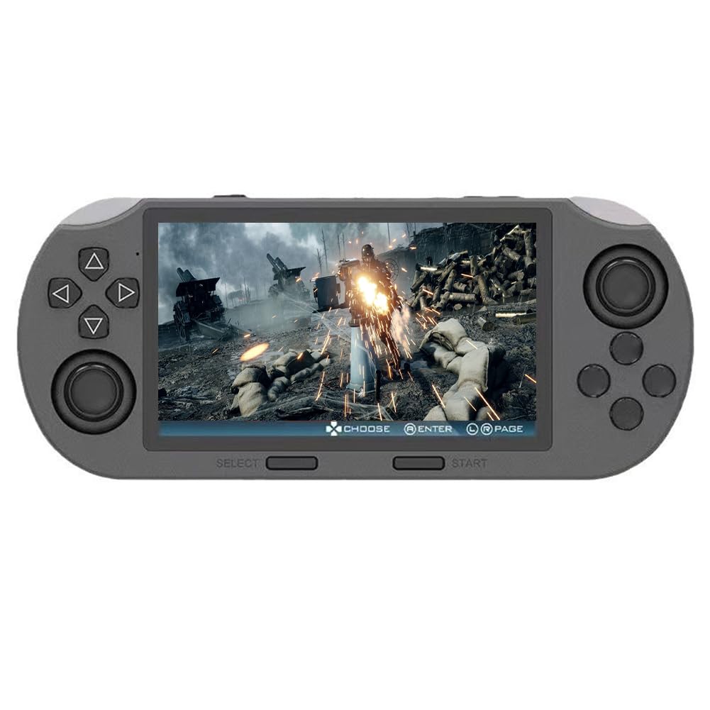2025 New Upgrade 4.5 Inch IPS Screen Retro Handheld Game Console, Multifunction Video Game Console, Music and Video Playback, Portable Arcade Video Gaming Console Gift for Adults