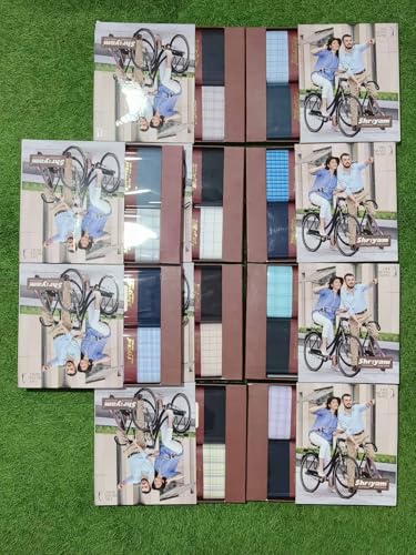 Image of Unstitched Plain Shirt and Trouser Fabric Combo Gift set - Cotton Blend Material - 2.25m Shirt Cloth - 1.20m Pant Cloth