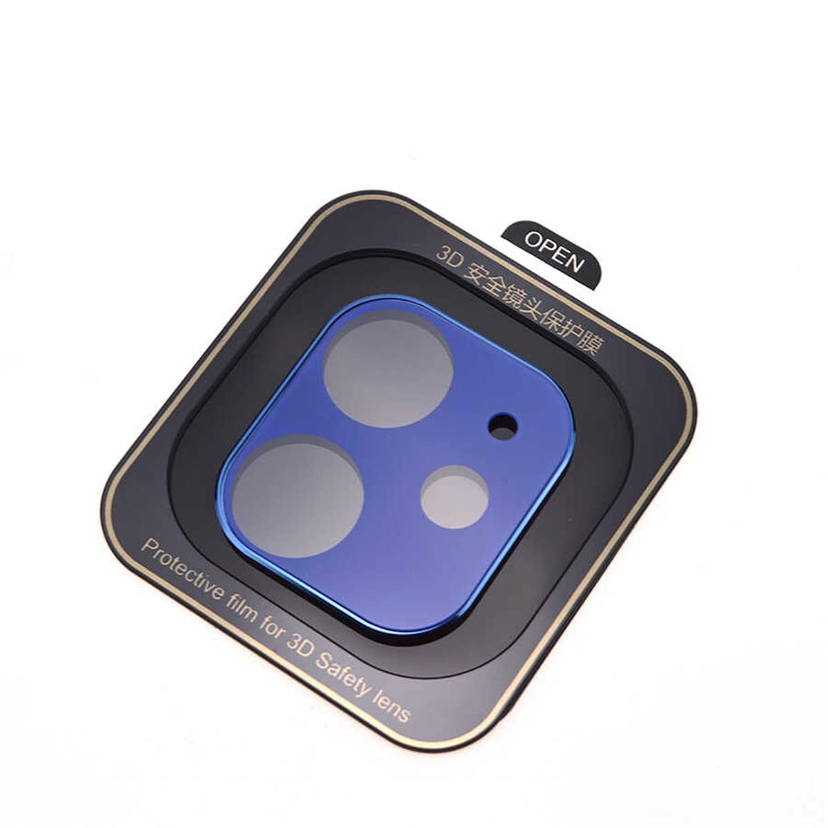 Zore Apple ile uyumlu iPhone 12 Mini Kamera Koruyucu Mavi