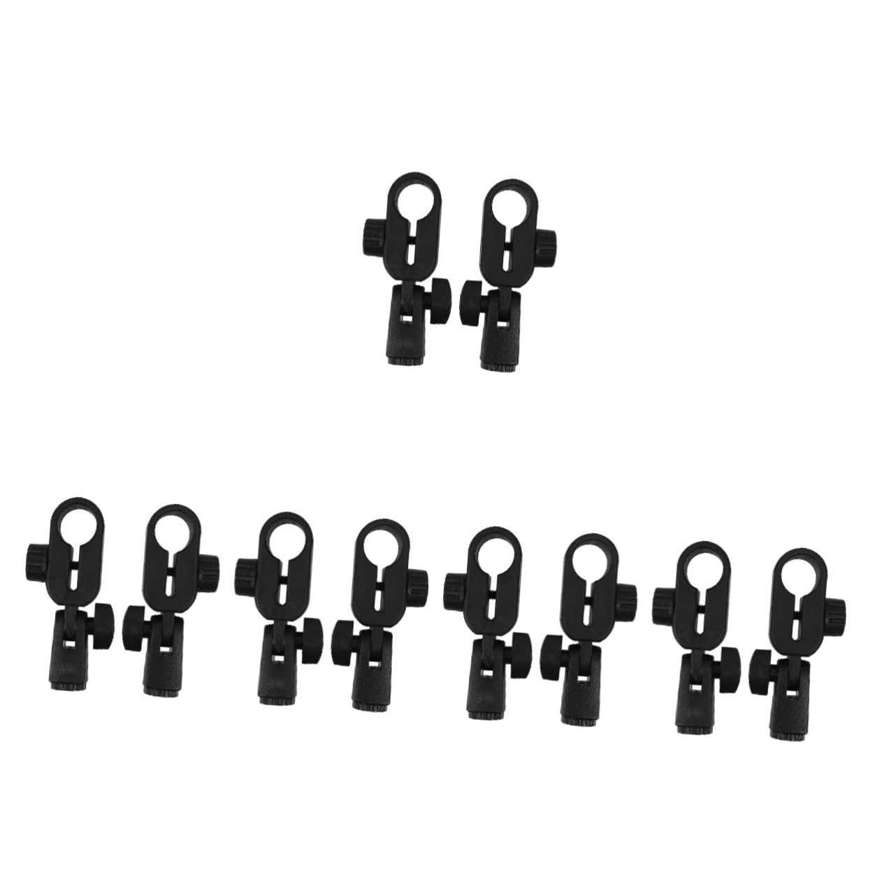 BESTonZON 10pezzi Mic Clip Compatibile Con Levitt Supporto Antivibrazioni Per Microfono Clip Di Fissaggio Leggera Per Registrazioni Ottimali