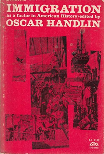 Immigration as a Factor in American History B0000CKBIX Book Cover