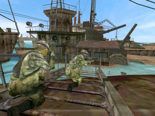 Jeu Ghost Recon Jungle Storm - PS2 (complet CIB, PAL FR) - Édité Par Floto Games