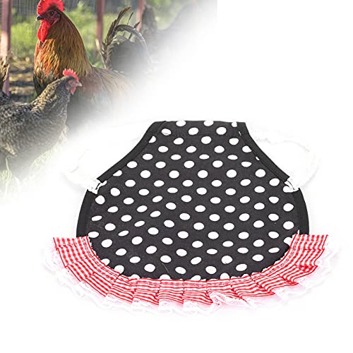 Frango Seldle Hen Hen Fixer Fixer Wing Back Protetor Hen Aventn com tiras elásticas quentes e confor