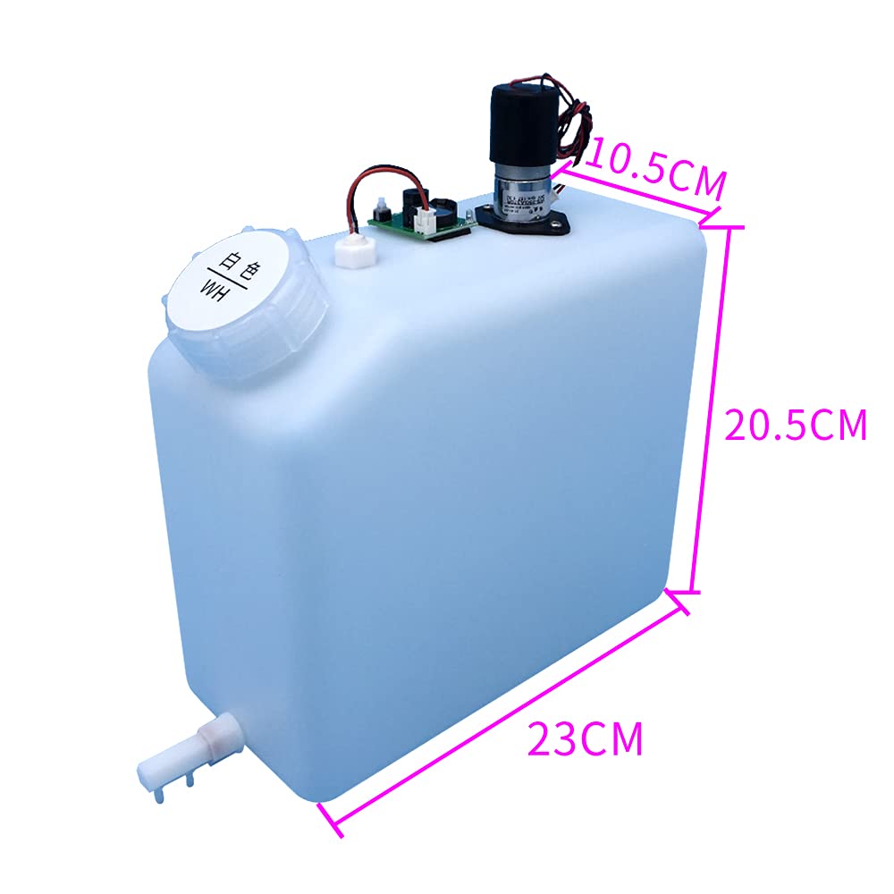 partes de la impresora 1Pcs 5L Alarma de doble exportación Botella de tinta Alarma Tanque de tinta con motor de agitación y sensor de flotación para impresora de gran formato Sistema de suministro con