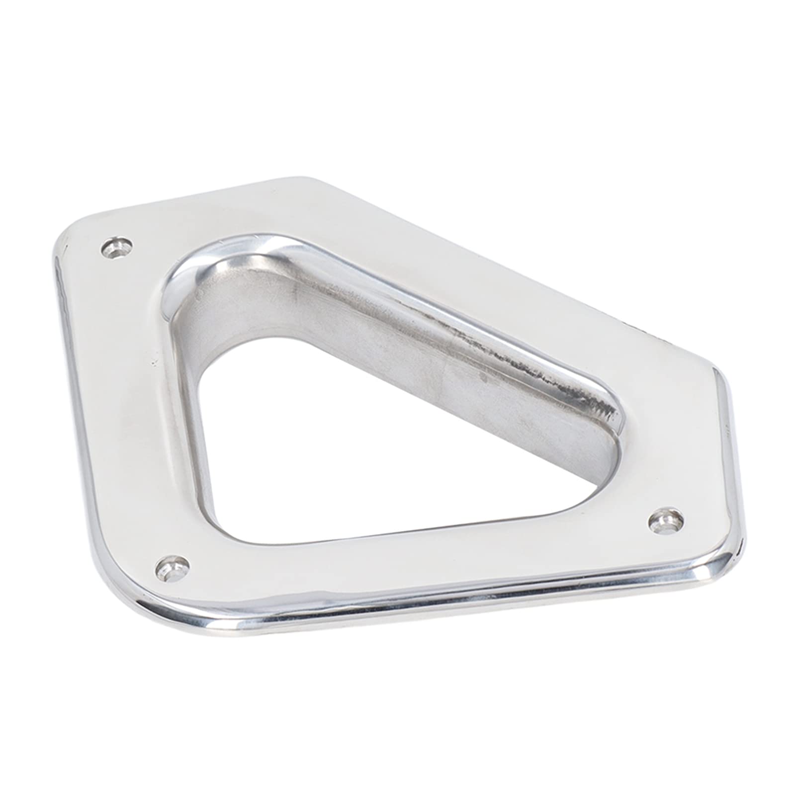 Passacavo Hawse Passacavo triangolare in acciaio inossidabile 316, Foro da 40 mm, Spessore 0,57 pollici, Hardware per barche marine per Yacht, Baluardo, Ponte, Cavo di traino con