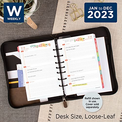 At-A-Glance 2023 Weekly & Monthly Planner Refill, 52122 Day-Timer, 5-1/2" x 8-1/2", Size 4, Desk Size, Monthly Tabs - Image 2