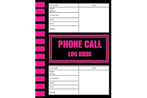 Comprehensive Phone Call Log Book for Accurate Call Tracking