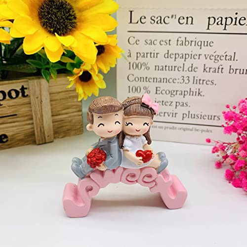 Image of AUGEN Polyresin Love Idol Statue Showpiece for Home Decor Decoration and Gifting (7532-C6, 9cm)