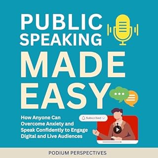Public Speaking Made Easy Audiolibro Por Podium Perspectives arte de portada
